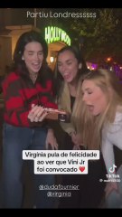 La reacción de Virginia a la convocatoria de Vinicius con Brasil