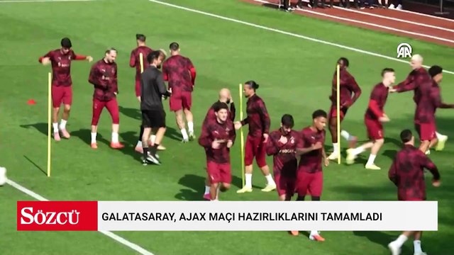Galatasaray, Ajax maçının hazırlıklarını tamamladı