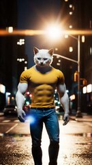 The Rise of the White Cat 🐾 | Emotional Cat vs Dog Story | From Weak to Powerful Hero 🐱🔥PART 24