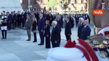 4 Novembre, Meloni canta Inno di Mameli a cerimonia all'Altare della Patria per Festa Forze Armate