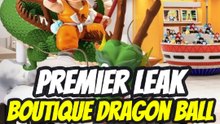 Les premiers leak, de la boutique Dragon Ball !