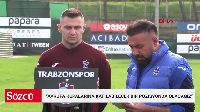 Oleksandr Zubkov: Avrupa Kupalarına katılabilecek bir pozisyonda olacağız