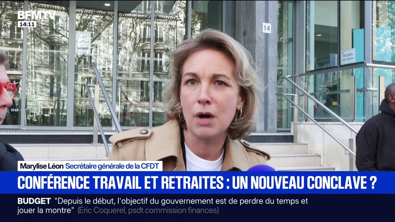 Conférence Travail et Retraites: "C'est un cadre qui nous va bien", affirme Marylise Léon, secrétaire générale de la CFDT