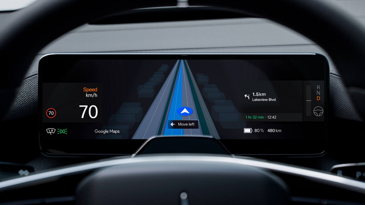 Neues Navigationserlebnis: Google Maps Live-Spurführung jetzt im Polestar 4