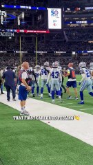 whole squad was hyped for Marshawn 💙 #DallasCowboys #NFL #MarshawnKneeland #shorts.