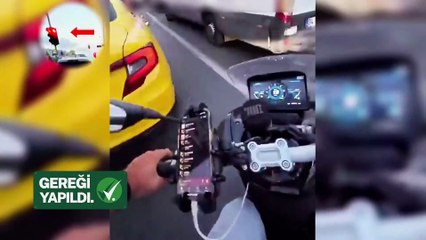 İçişleri Bakanı Yerlikaya: “Kırmızı Işıkta Geçen ve Akrobatik Hareketler Yapan Sürücü Gereğini Buldu”