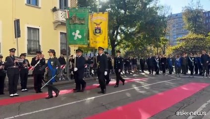 4 Novembre, le immagini dell'Alzabandiera Solenne a Milano