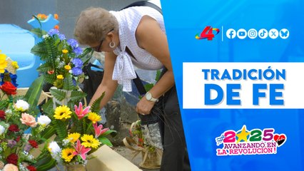 Día de Difuntos: familias nicaragüenses honran memoria 🕊️ con ofrendas florales