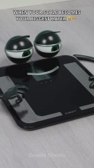 My scale just roasted me 😂⚖️💀 #funny #prank #relatable