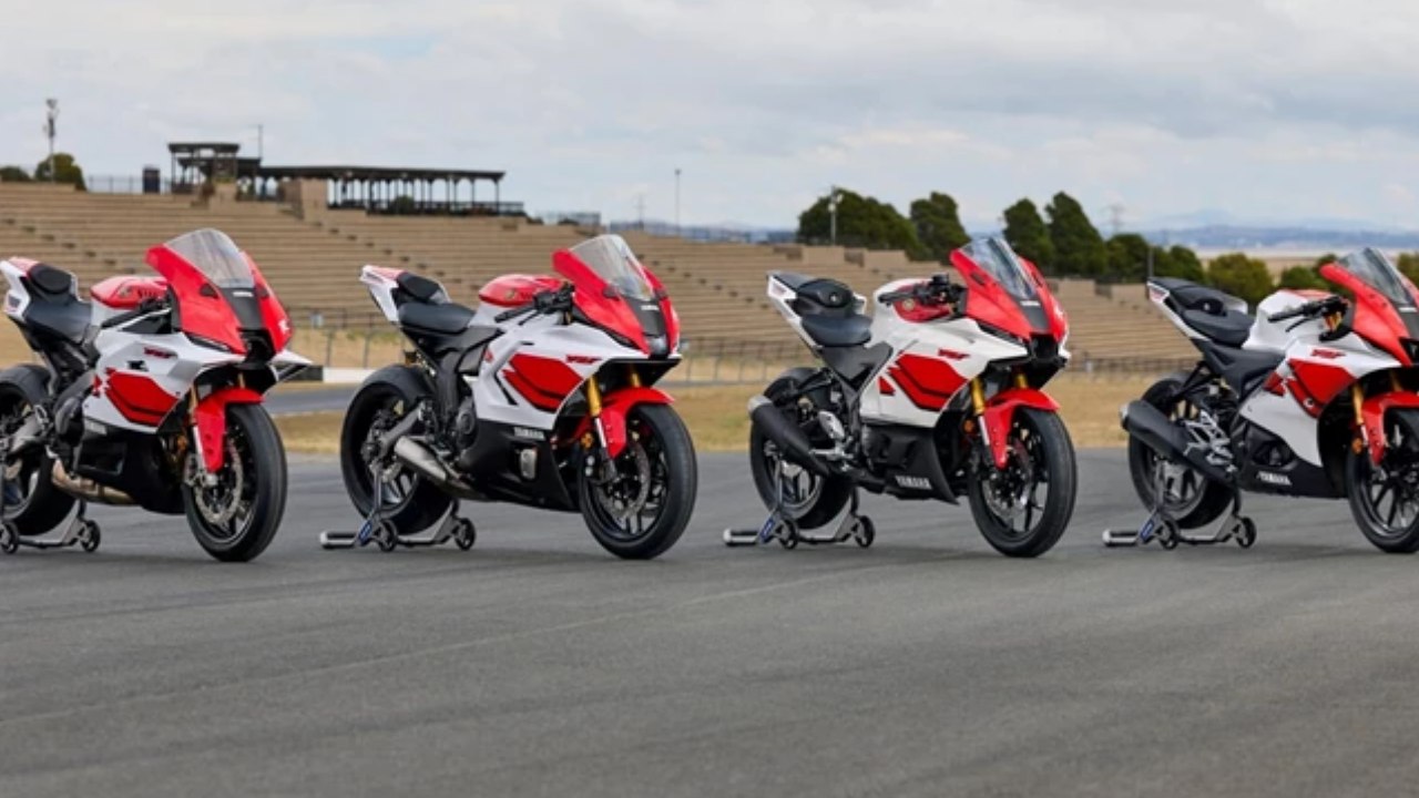 2026 Yamaha Supersport – R125, R3, R7 & R9 in Jubiläumslackierung