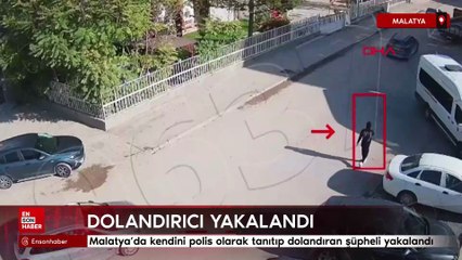 Malatya’da kendini polis olarak tanıtıp dolandıran şüpheli yakalandı