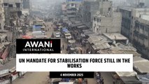 UN mandate for stabilisation force still in the works