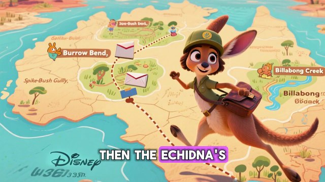 Mixy Daily Toons TV, cartoon stories☀️Kangaroo courier