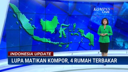 Kebakaran Melanda 4 Rumah di Cakung Jakarta Timur, Akibat Tinggalkan Kompor Masih Menyala