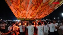 Il Myanmar festeggia la fine della stagione delle piogge: anche una gara tra mongolfiere