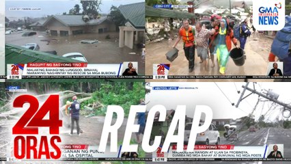 24 Oras: (Part 1) Malaking bahagi ng Cebu, binaha | 19 ang bineberipikang nasawi sa bagyo | Ex-DPWH Sec. Bonoan, pinakakasuhan ng ICI, atbp.