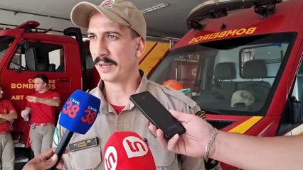 Idoso é socorrido após cair de cabine de caminhão em Apucarana