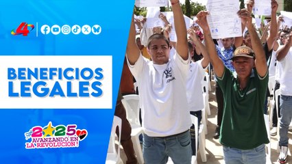 Unión familiar: Gobierno Sandinista entrega mil beneficios legales de convivencia ✅