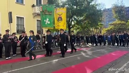 4 Novembre, le immagini dell'Alzabandiera Solenne a Milano