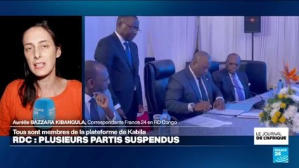 RD Congo : plusieurs partis politiques d'opposition suspendus