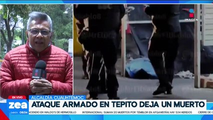 Hombres encapuchados disparan contra dos personas, uno de ellos pierde la vida