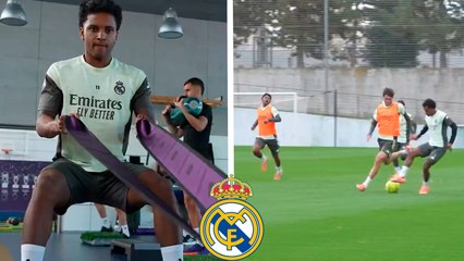 Real Madrid comparte el entrenamiento de sus jugadores previo al juego ante Rayo Vallecano