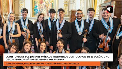 La historia de los jóvenes músicos misioneros que tocaron en el Colón, uno de los teatros más prestigiosos del mundo