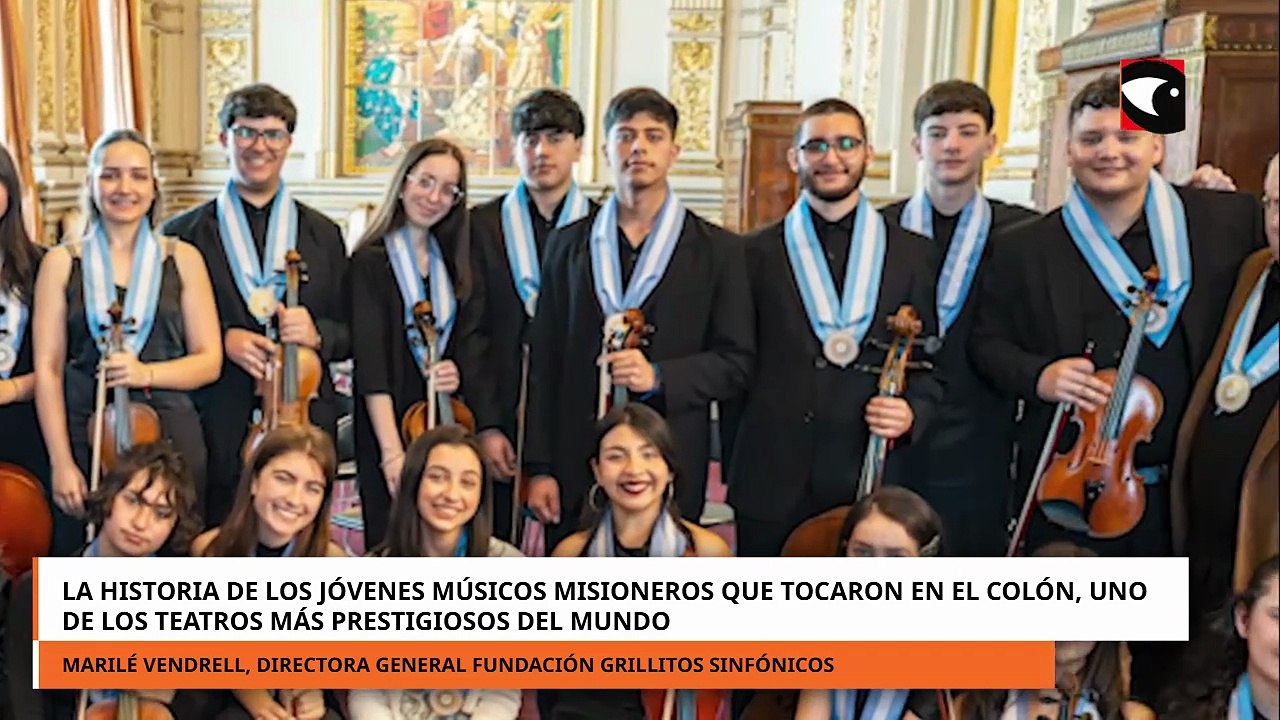La historia de los jóvenes músicos misioneros que tocaron en el Colón, uno de los teatros más prestigiosos del mundo