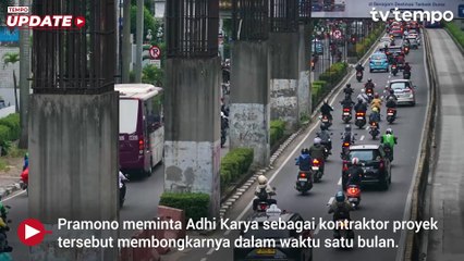 Pramono Anung Minta Adhi Karya Bongkar Tiang Monorel Mangkrak dalam 1 Bulan