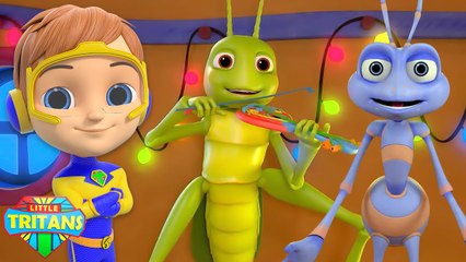 Die Ameise und der Grashüpfer Geschichte | Kinder Geschichte & Moral | Kids Tv Deutschland | Deutsch Kinderlieder