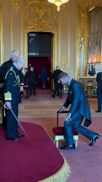 « Sir » David Beckham officiellement anobli pour services rendus au football et à la société britannique - Foot - Angleterre
