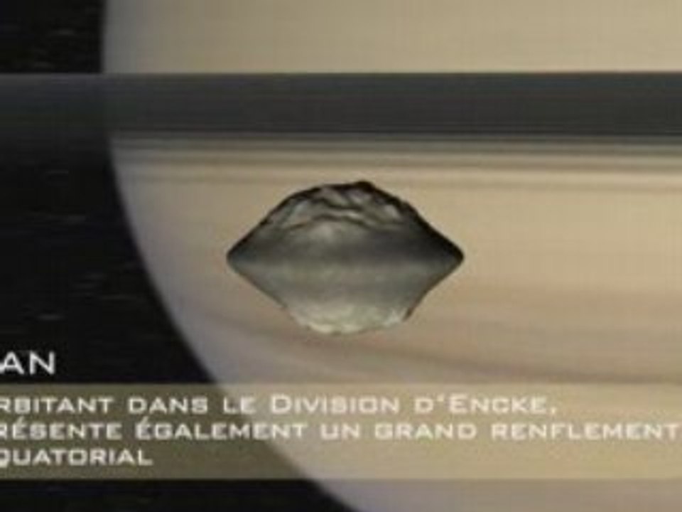 PAN & ATLAS : des soucoupe volante autour de saturne ?