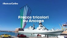 Frecce tricolori su Ancona: il video