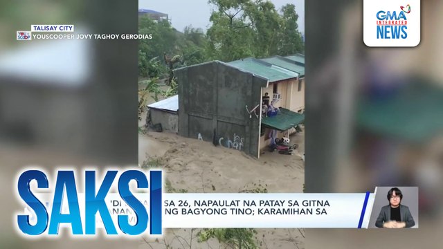 OCD - 'Di bababa sa 26, napaulat na patay sa gitna ng pananalasa ng Bagyong Tino; karamihan sa Central Visayas | Saksi
