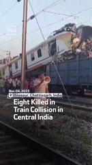 Eight Killed in Train Collision in Central India
