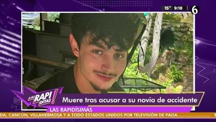 Muere joven tras acusar a su novia de causar accidente