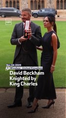 David Beckham Knighted by King Charles