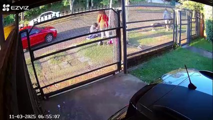 Quedó todo filmado: un conductor ebrio atropelló a dos mujeres en Posadas y escapó, pero fue detenido