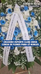 Cruzeiro Esporte Clube envia coroa de flores para Lô Borges