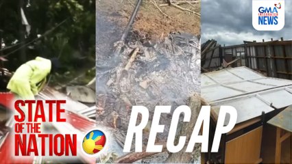 State of the Nation: (RECAP) Bagsik ng Bagyong Tino