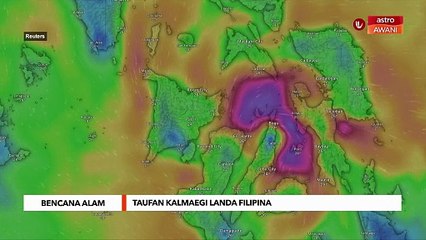 Taufan Kalmaegi landa Filipina, amaran ancaman nyawa dikeluarkan