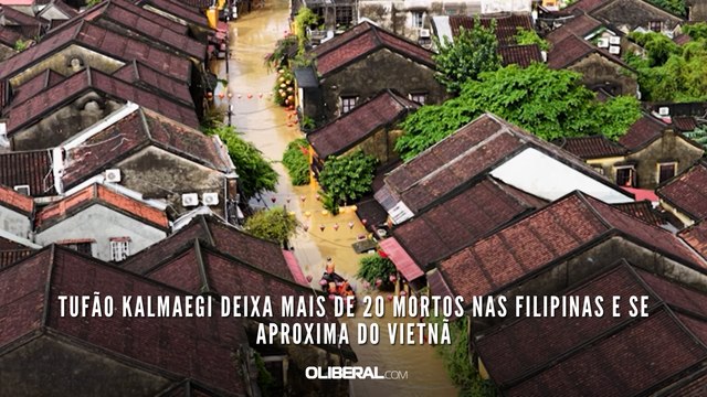Tufão Kalmaegi deixa mais de 20 mortos nas Filipinas e se aproxima do Vietnã