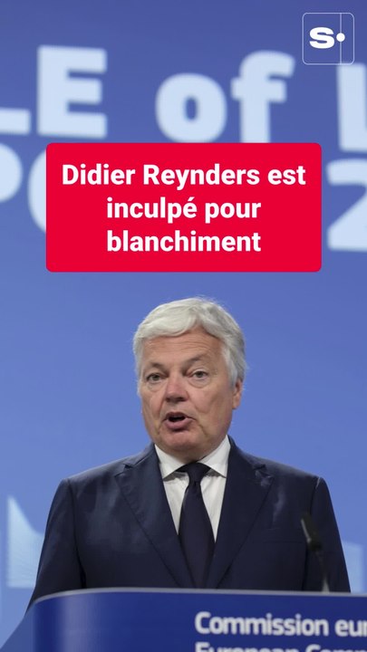 L'ancien président du MR, Didier Reynders, est inculpé pour blanchiment d'argent,