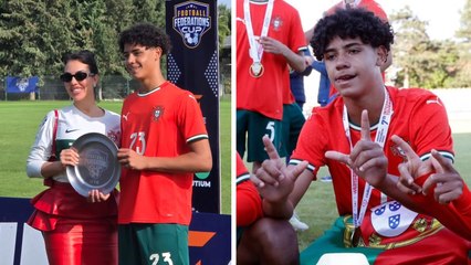 Cristiano Ronaldo Jr. se corona como campeón con la Selección de Portugal Sub-16 en Football Federations Cup en Turquía