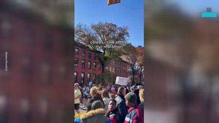 Celebrities Spotted Running the New York Marathon