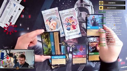 UntapUpkeepDrawFR ouverture 4 boosters Disney Lorcana Fabuleux