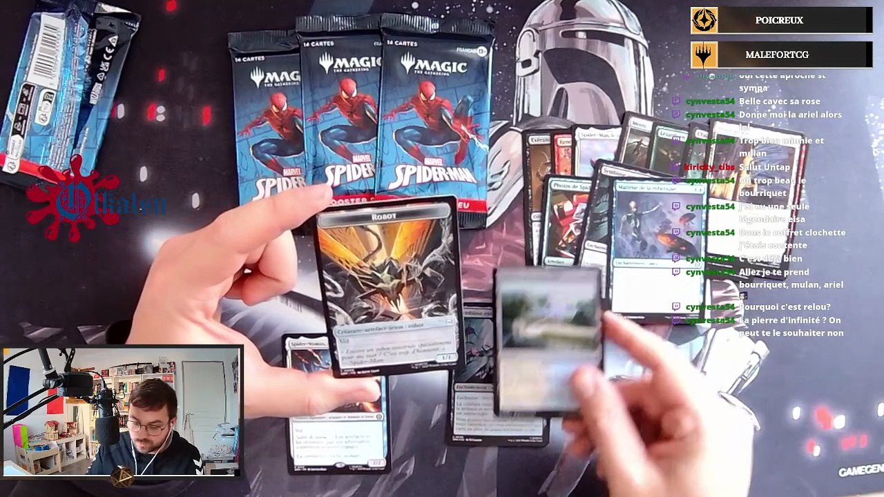 UntapUpkeepDrawFR ouverture 4 boosters Magic: The Gathering - Marvel's Spider-Man