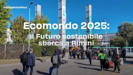 Ecomondo - Il futuro sostenibile sbarca a Rimini | Giorno 1