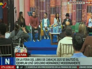 Bautizan en la Feria del Libro de Caracas 2025 el ejemplar "José Gregorio Hernández modernamente"