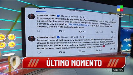 El descargo de Rodrigo Lussich para Marcelo Tinelli